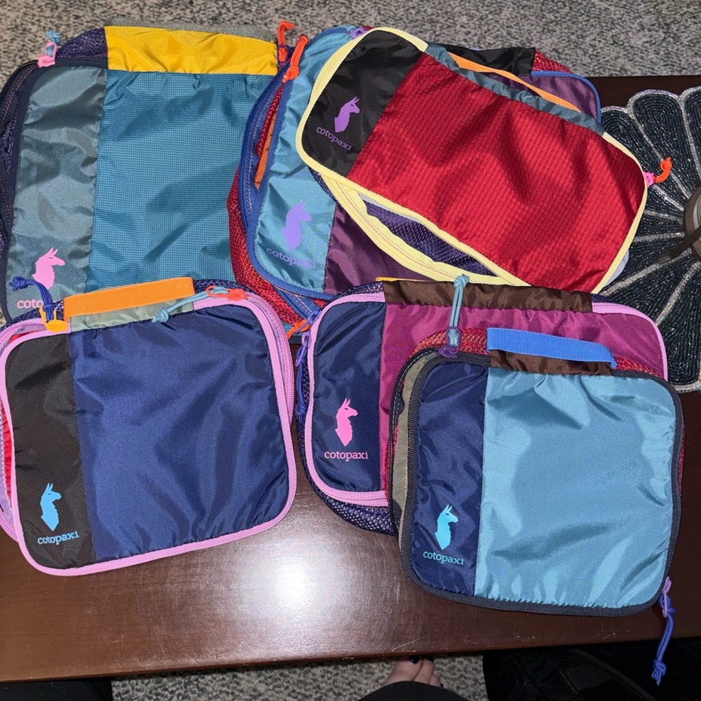 Cotopaxi Multicolor Packing Cubes Collection